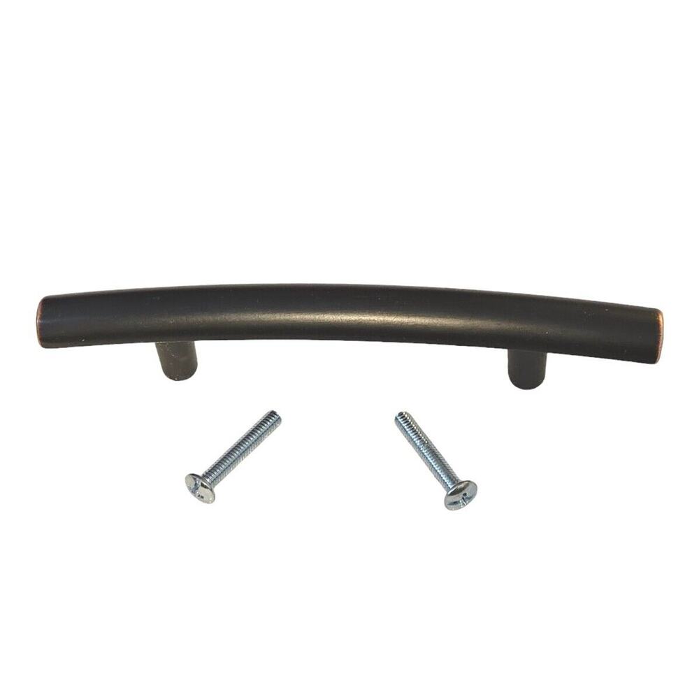 Cabinet Pull Bronze Copper Arched Drawer Knob Blackened P22667C-VB 3" Handle